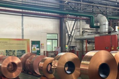 福建紫金銅業車間內。圖片來源:南方+